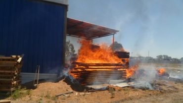 Incendio Fabrica de Pallets