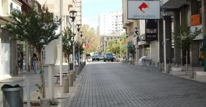 Obra para renovar parte del centro